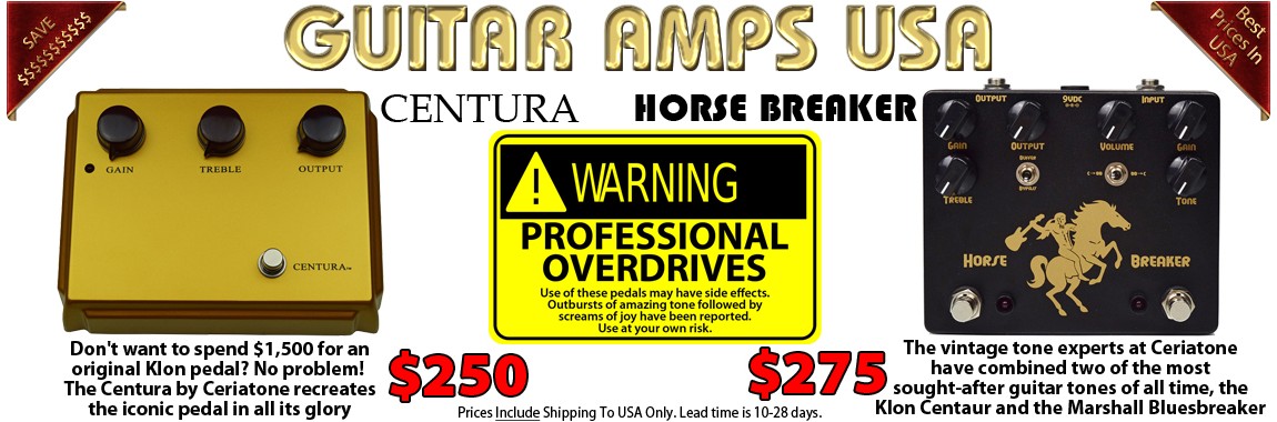 Centura and Horse Breaker Professional Overdrives by Ceriatone