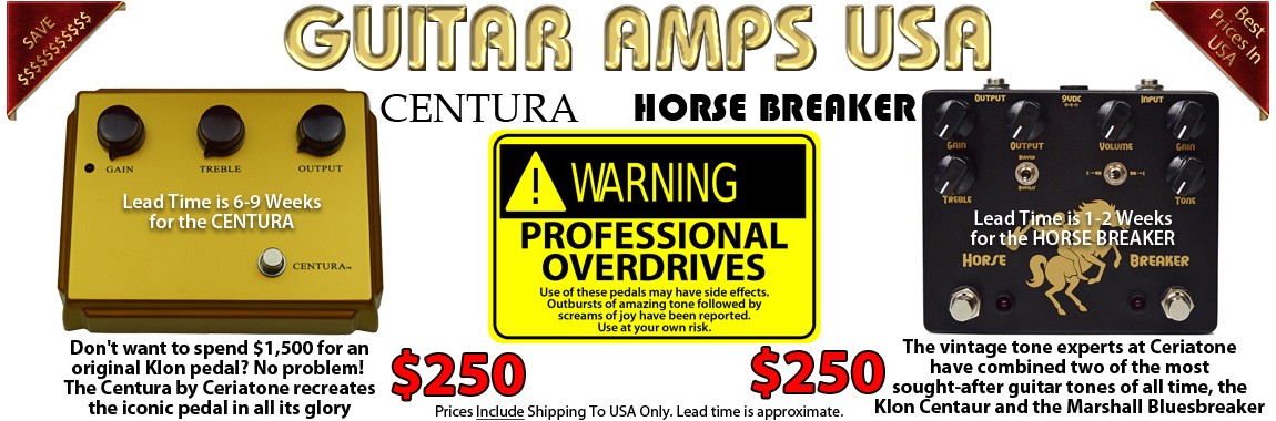 Centura and Horse Breaker Professional Overdrives by Ceriatone
